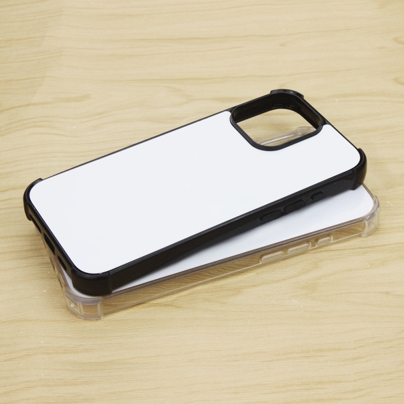 For iPhone 16 Pro max / IP 16 Pro / IP16 Plus / IP 16 Sublimation Blank 2D TPU Mobile Phone Case With Four Corner Anti-shock Protect
