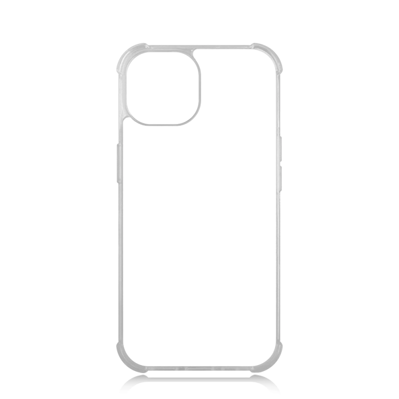 For iPhone 15 / IP 15 Pro / IP15 Plus / IP 15 Pro max Four Corner Anti-shock Blank Sublimation Phone Case 2D TPU Mobile Phone Cover