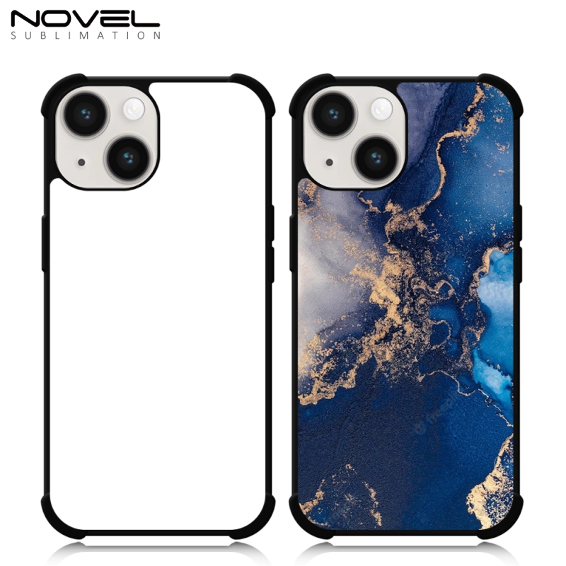 For iPhone 15 / IP 15 Pro / IP15 Plus / IP 15 Ultra Four Corner Anti-shock Blank Sublimation Phone Case 2D TPU Mobile Phone Cover