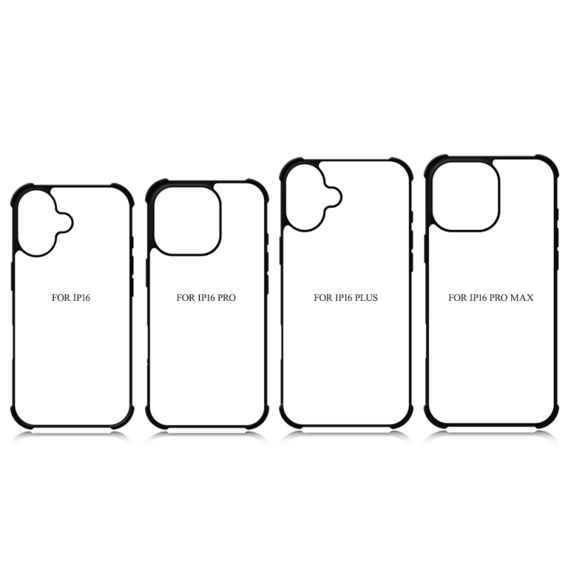 For iPhone 15 / IP 15 Pro / IP15 Plus / IP 15 Ultra Four Corner Anti-shock Blank Sublimation Phone Case 2D TPU Mobile Phone Cover