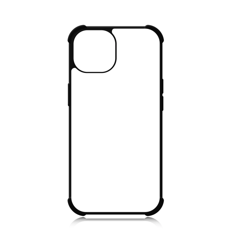 For iPhone 15 / IP 15 Pro / IP15 Plus / IP 15 Ultra Four Corner Anti-shock Blank Sublimation Phone Case 2D TPU Mobile Phone Cover