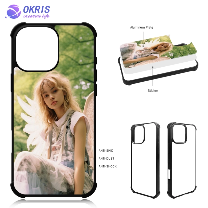 For iPhone 15 / IP 15 Pro / IP15 Plus / IP 15 Ultra Four Corner Anti-shock Blank Sublimation Phone Case 2D TPU Mobile Phone Cover