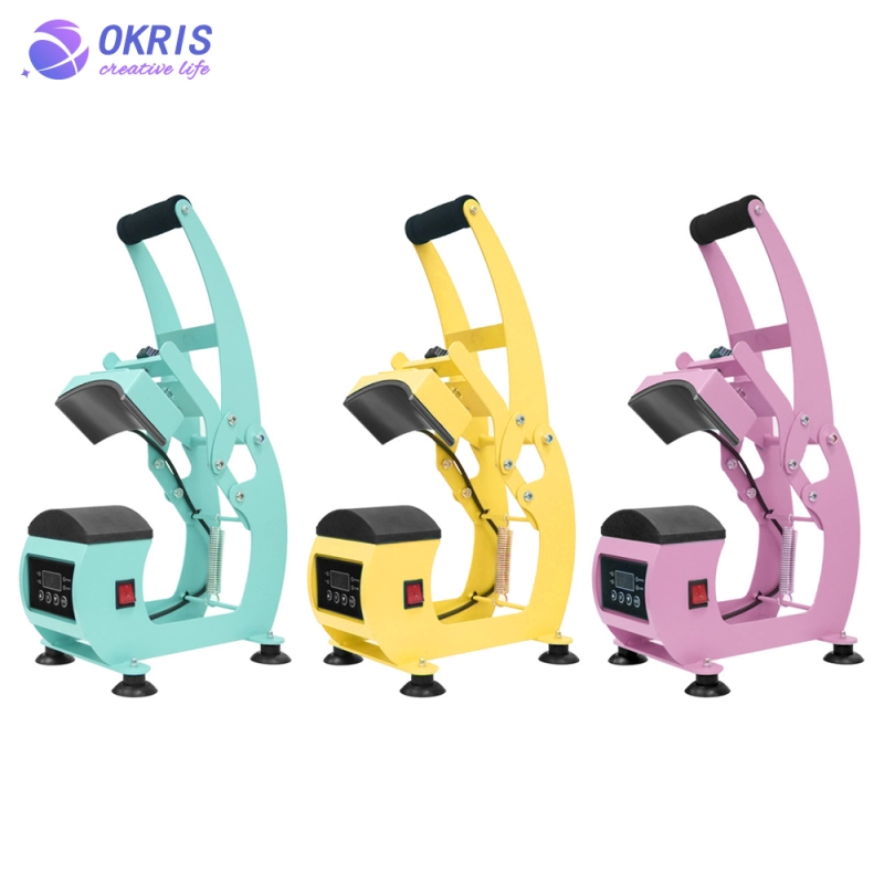 Sublimation Cap Heat Press Machine Mesh Cap Blank Heat Transfer Machine With Digital LCD Timer and Temperature Control