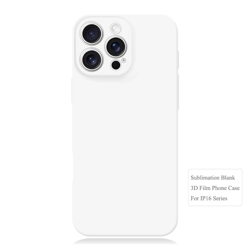 For iPhone 16 Pro max / IP16 Pro / IP16 Plus / IP16 Wholesale Price Full Wrapped Protective 3D Film Phone Case DIY Blank Sublimation Phone Cover