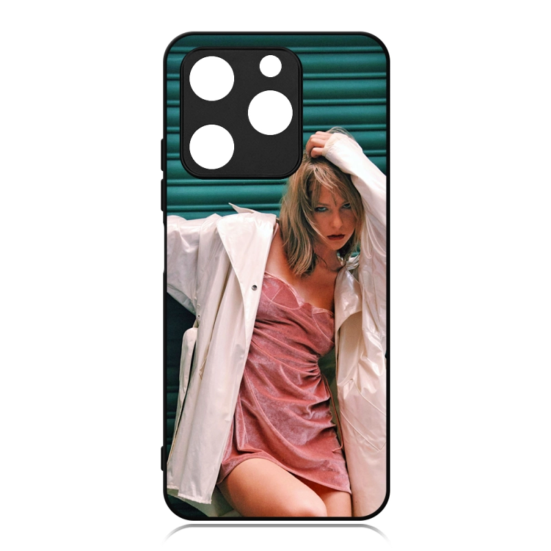 For Itel RS4 4G / A70 4G Blank Sublimation 2D Soft Rubber Phone Case DIY 2D TPU Mobile Phone Cover