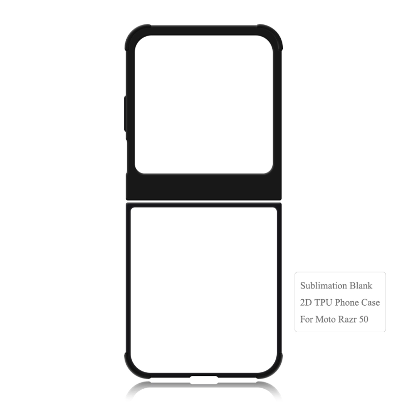 For Moto Razr 50 / Razr 50 Ultra DIY Sublimation Mobile Phone Case Foldable 2D TPU Blank Mobile Phone Pouch
