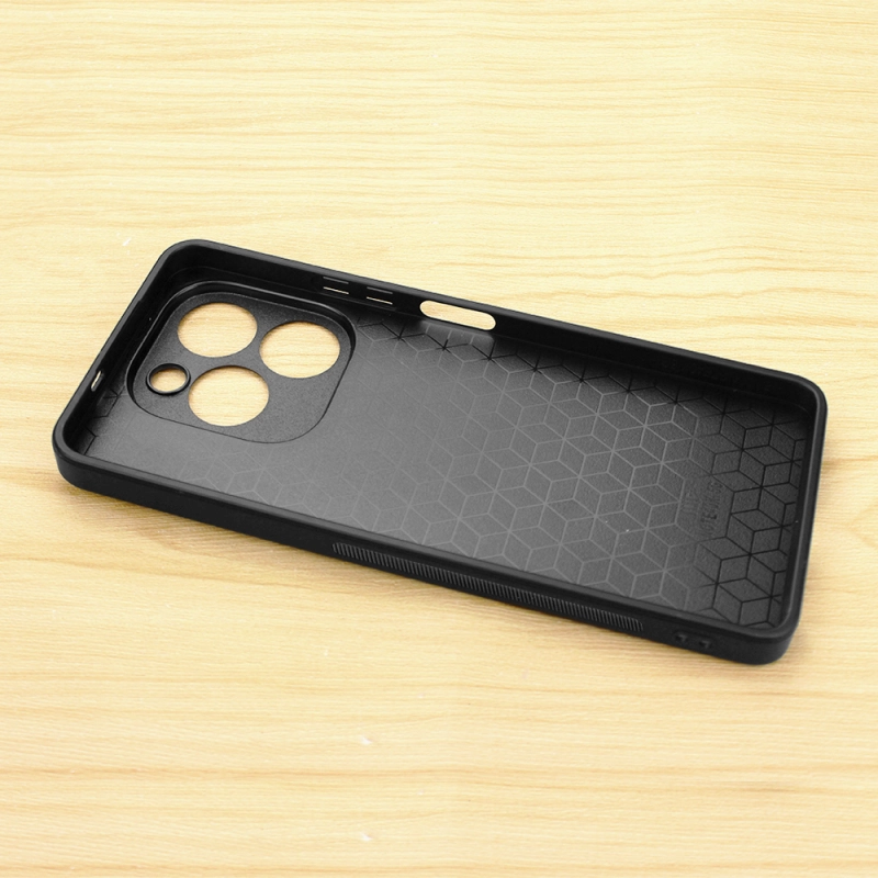 For Infinix Note 40X 5G Black 10PCS Per Bag Sublimation Phone Case DIY 2D Soft Rubber Mobile Phone Case With Blank Metal Insert