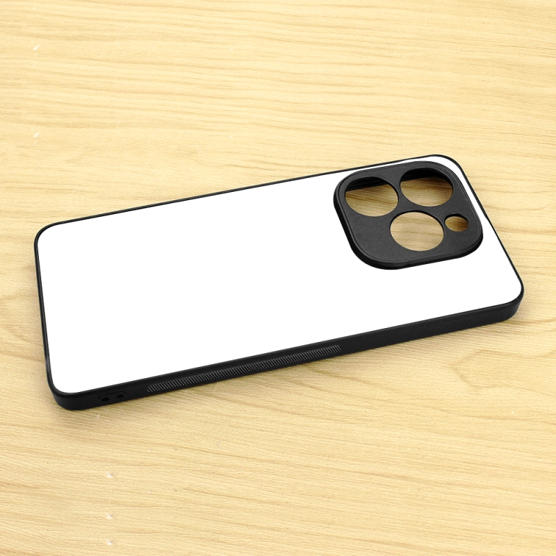 For Infinix Note 40X 5G Black 10PCS Per Bag Sublimation Phone Case DIY 2D Soft Rubber Mobile Phone Case With Blank Metal Insert
