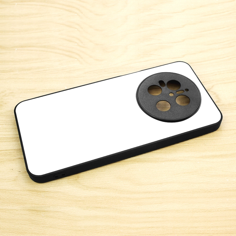 For Huawei Mate 70 / Mate 70 Pro Wholesale Price Sublimation 2D TPU Mobile Phone Case DIY Black Color Rubber Phone Case With Blank Metal Insert
