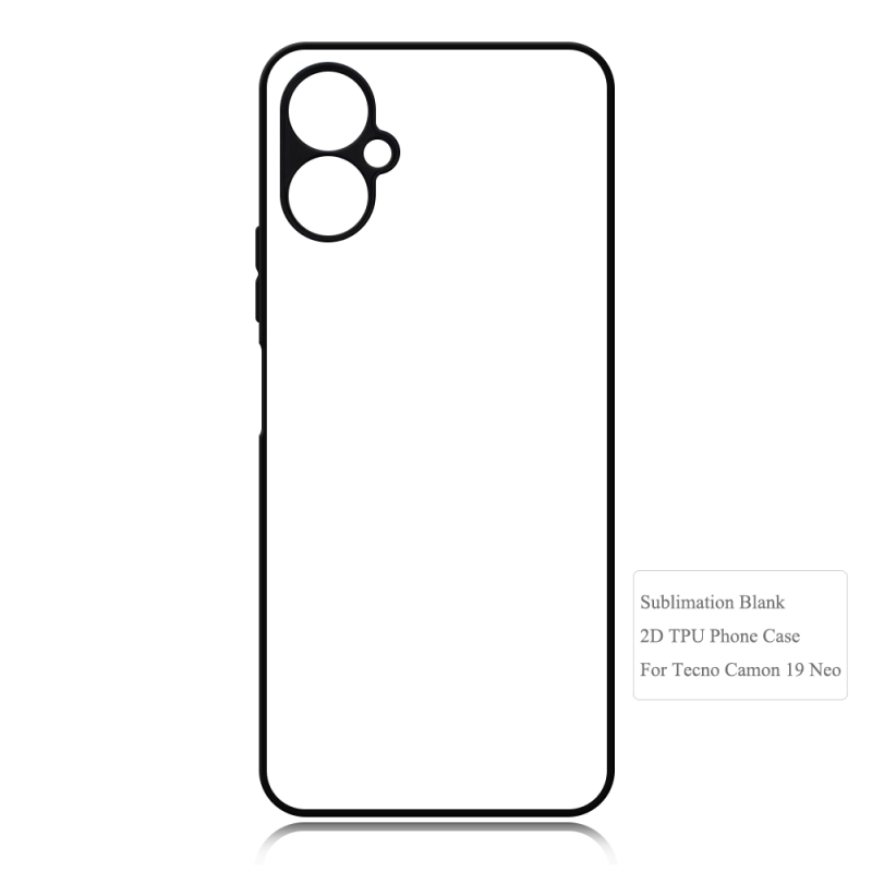 For Camon 19 Neo DIY Full Soft Rubber Protect Mobile Phone Cover Dye-Sublimation Blank Cell Phone Case For Camon 19/18 Prime/ Camon 17 Pro