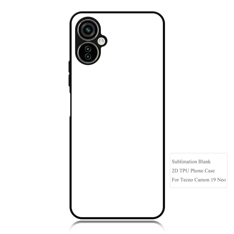For Camon 19 Neo DIY Full Soft Rubber Protect Mobile Phone Cover Dye-Sublimation Blank Cell Phone Case For Camon 19/18 Prime/ Camon 17 Pro