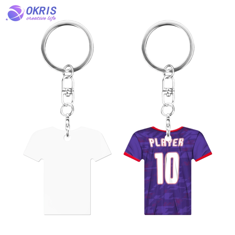 Aluminum Keychain with 11 Shape Options,  Custom Heat Transfer Printing for Logos, Artwork, or Text | Ready for Sublimation | Bulk Orders Available
