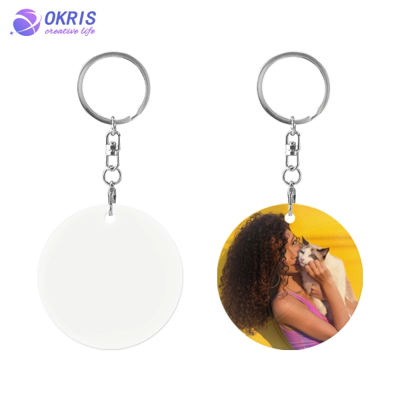Aluminum Keychain with 11 Shape Options,  Custom Heat Transfer Printing for Logos, Artwork, or Text | Ready for Sublimation | Bulk Orders Available