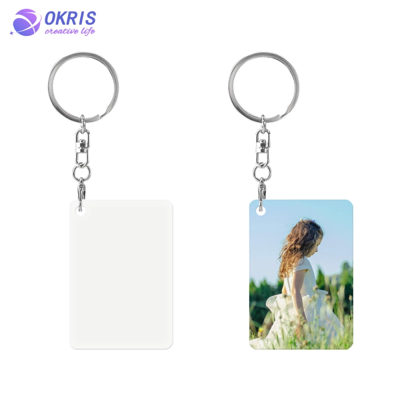 Aluminum Keychain with 11 Shape Options,  Custom Heat Transfer Printing for Logos, Artwork, or Text | Ready for Sublimation | Bulk Orders Available