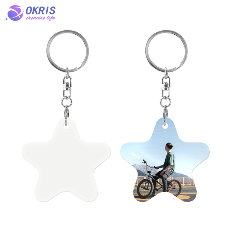 Aluminum Keychain with 11 Shape Options,  Custom Heat Transfer Printing for Logos, Artwork, or Text | Ready for Sublimation | Bulk Orders Available