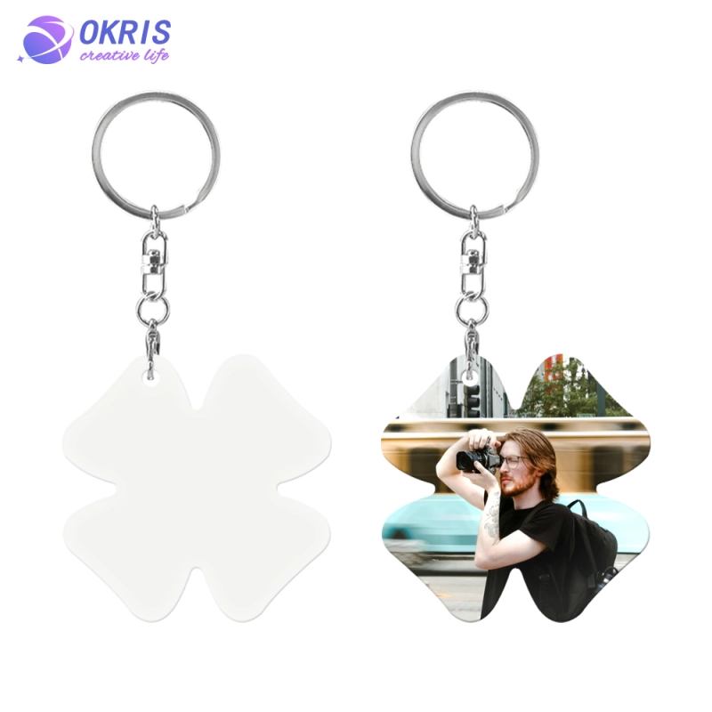 Aluminum Keychain with 11 Shape Options,  Custom Heat Transfer Printing for Logos, Artwork, or Text | Ready for Sublimation | Bulk Orders Available
